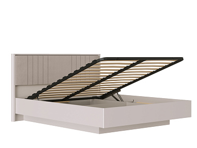 Кровать c подъёмным механизмом с мягким элементом