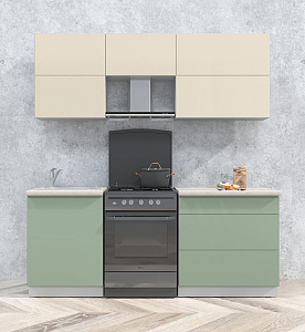 Мила Матте Слоновая кость+Мята