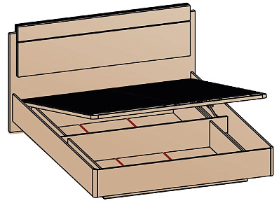 Кровать с подъемным механизмом 160х200