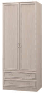 Шкаф двухдверный с ящиками