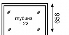 Зеркало настенное