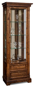 Шкаф с витриной (левый)