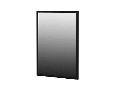 Зеркало навесное (профиль чёрный)