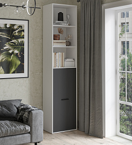 Шкаф (белый/антрацит)