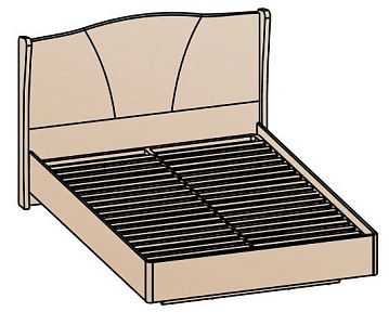 Кровать 1600 (основание 16 мм)