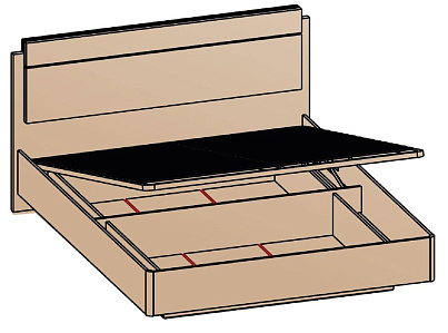 Кровать с подъемным механизмом 180х200
