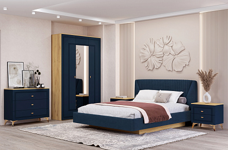 Вега Сапфир Темно-синий софт