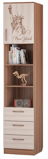 Шкаф для книг с ящиками