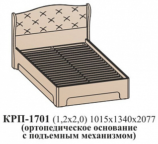 Кровать с подъемным механизмом