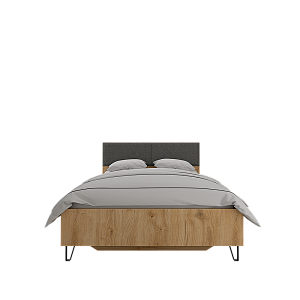 Кровать c металлическим основанием