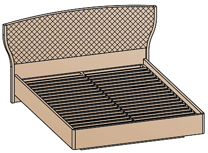 Кровать 180х200 (основание 16 мм)