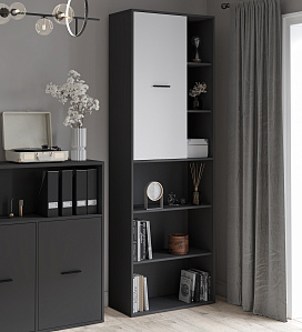 Шкаф (антрацит/белый)