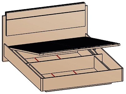 Кровать с подъемным механизмом 180х200