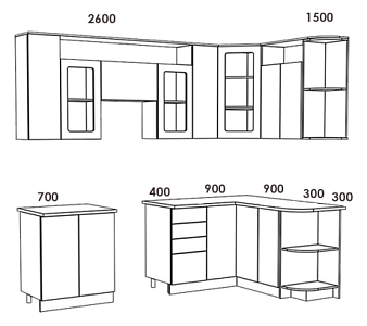 Виола (2,6 х 1,5 м)