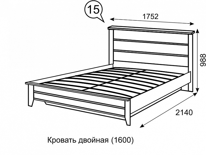 Кровать с подъёмным механизмом