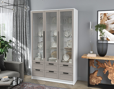 Шкаф с витриной 