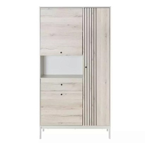 Стеллаж SIGNAL FROST R1 дуб альпийский/белый